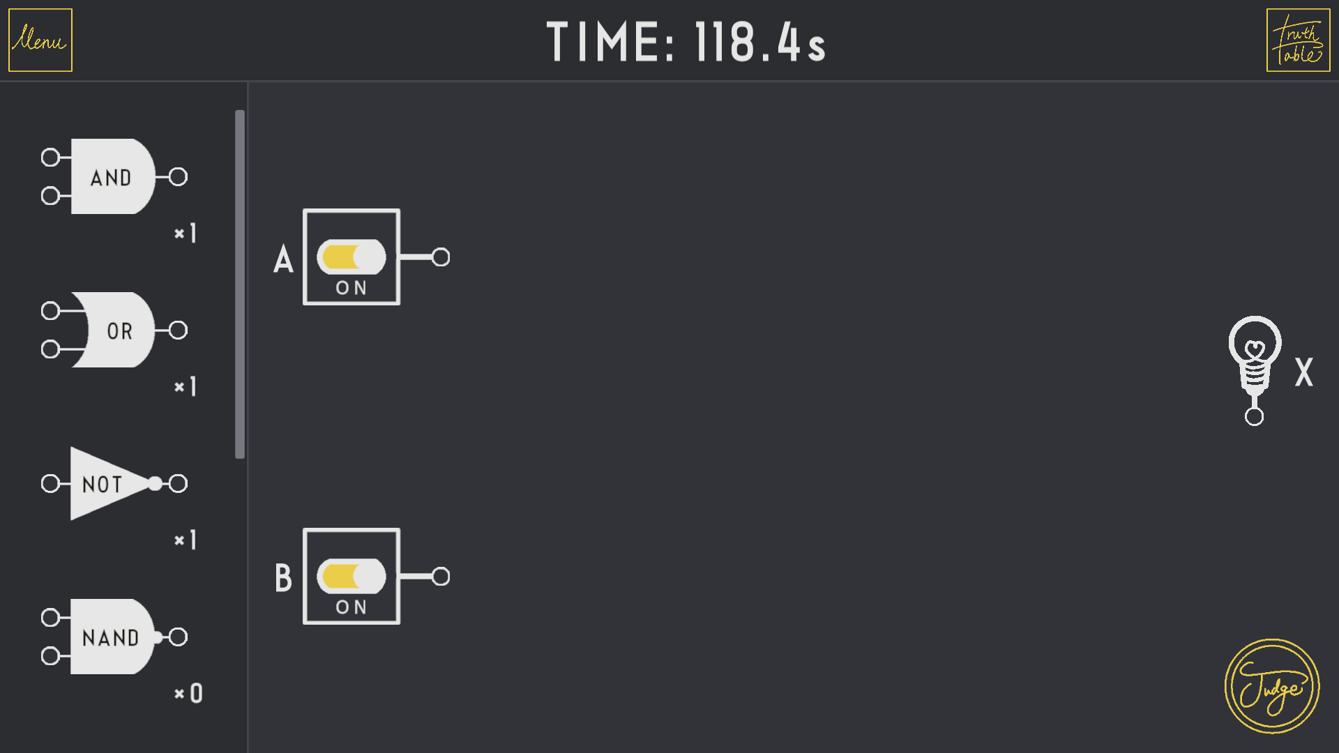 操作画面のスクリーンショット